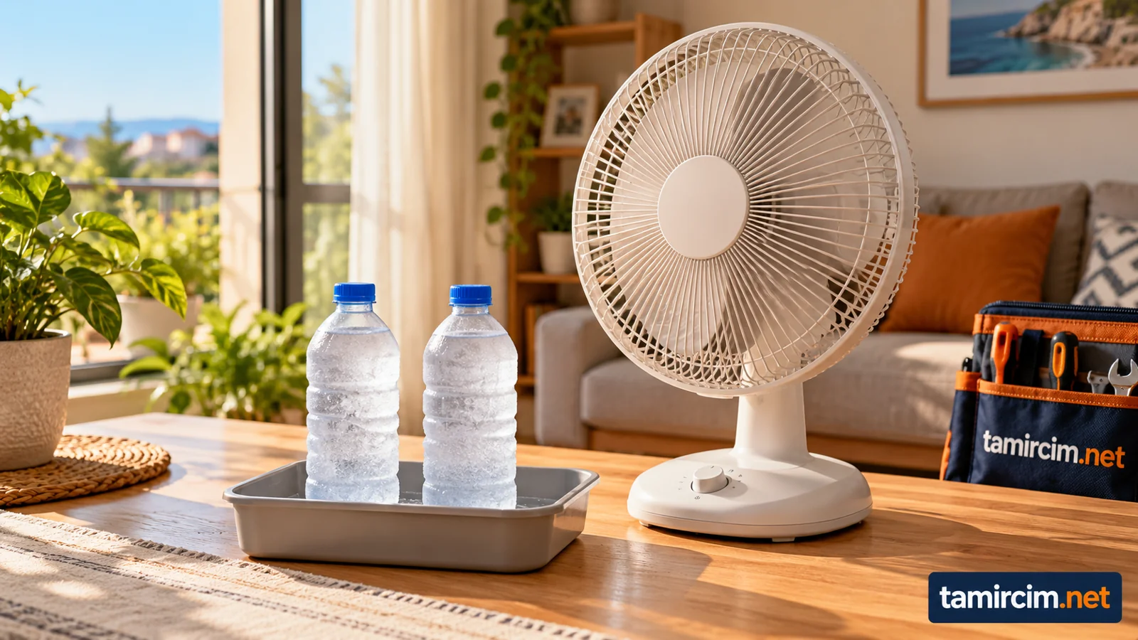 Vantilatör ve Pet Şişe Kullanarak Ev Yapımı Klima Nasıl Yapılır?